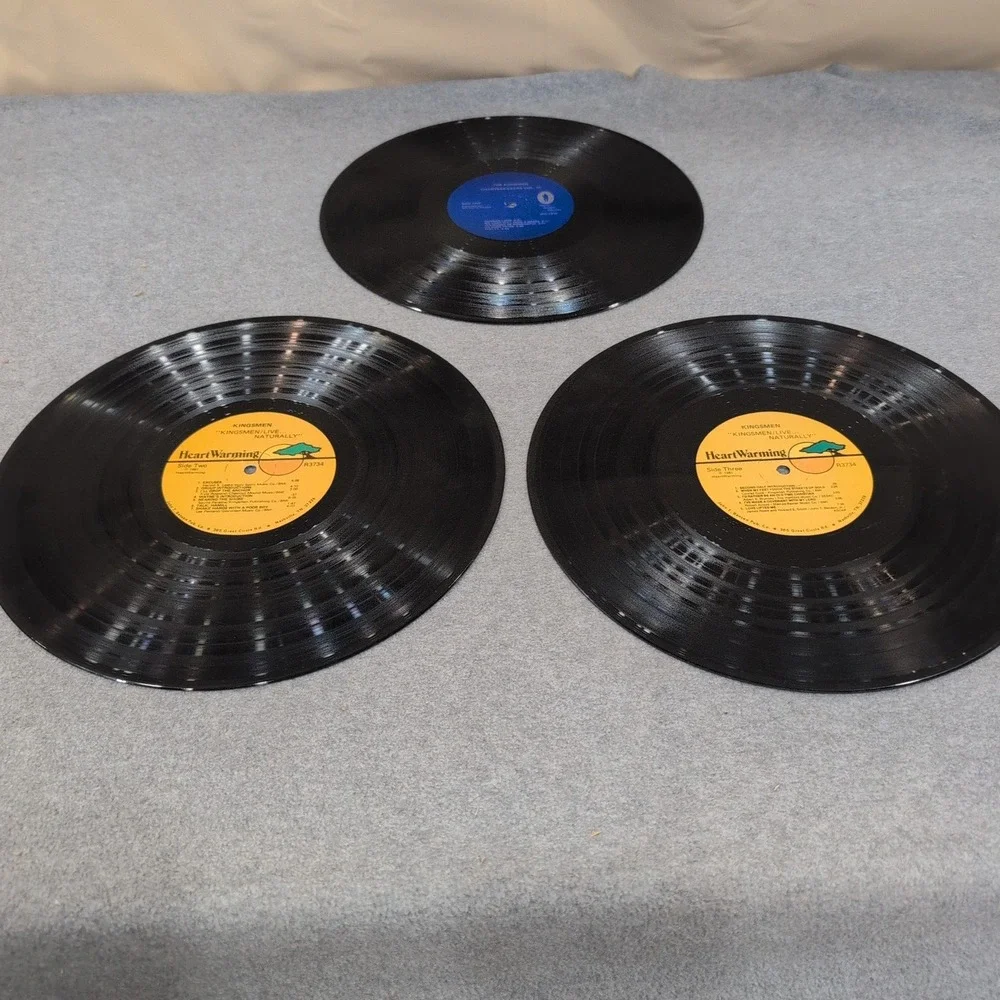 The Kingsmen Live Naturally 2-LP & Chart‎ Breakers Vinyl Record Lot Gospel R3734 - Picture 3 of 10